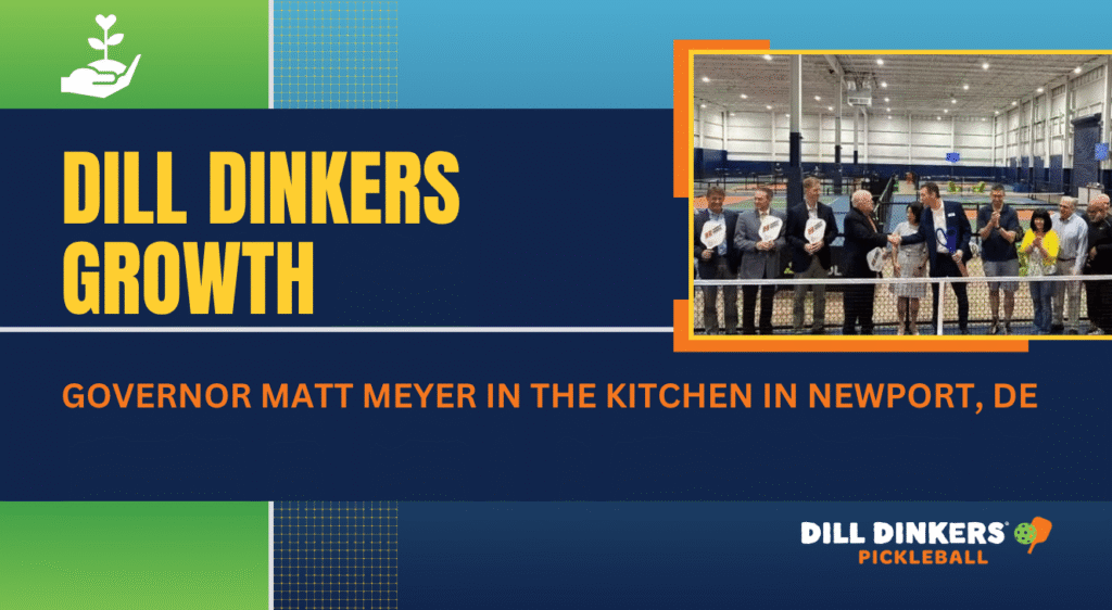 Governor Matt Meyer in the kitchen in Newport